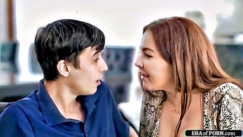 Natasha Nice chats seductively with Ricky Spanish in stepmom revenge scene
