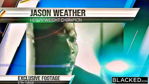 Jason Weather heavyweight champion exclusive Blacked promo with BBC star face closeup