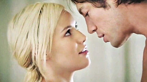 Naughty blonde in close intimate face-off with her sister's man