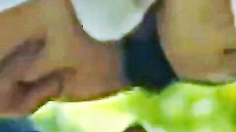 Intimate Asian couple hand caress in Father in Law 2 taboo scene