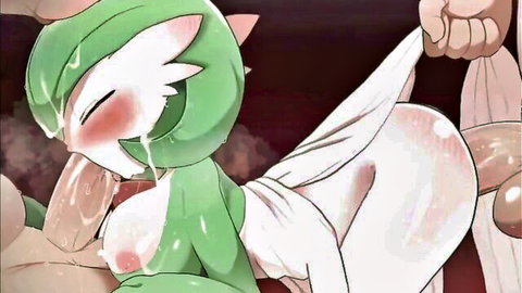 Gardevoir fucked doggy style from behind in explicit hentai scene