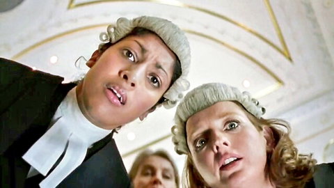 Serena Gordon as Shona in shocked courtroom scene, Heartless 2005