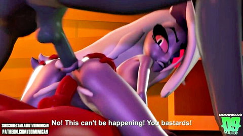 Animated Vaggie penetrated in Charlie gangbang scene, Hazbin Hotel parody
