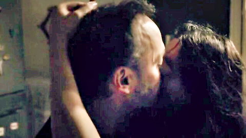Ivana Lotito passionate kiss in Rose Stone Star nude scene