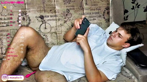 Maygly thicc male solo ass-to-mouth toy play, sensual amateur video