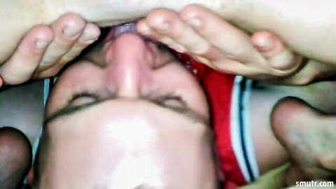 Spark Dog Christchurch performs hungry cunnilingus on woman's wet pussy