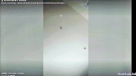Busty Halloween MILF with huge tits stripping teasing on webcam solo