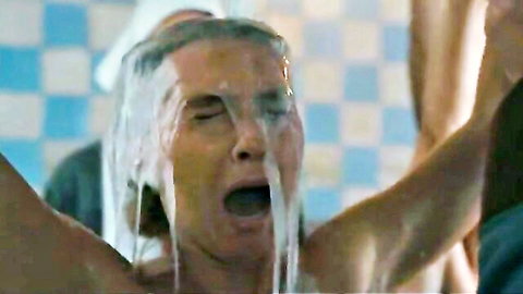 Sylwia Skrzypczak topless nude tits dripping wet in intense scene