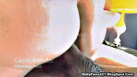 Cassie Bender tribal big ass bent over in Texas BBC scene