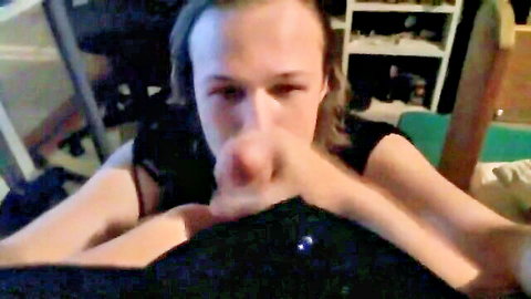 Amateur Danish boy giving boyfriend intense POV blowjob