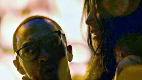 Stephanie Beatriz hot close-up with man in Twisted Metal S02 nude tease