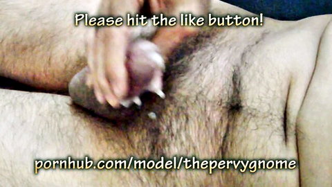 Thepervygnomone rapid fap on four-inch penis with slo-mo cumshot