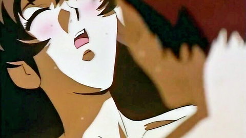 Blushing anime girl with ahegao face in ecstasy, Gakuen Sodom Ep.2 hentai