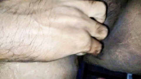 Nadee Hub's Sri Lankan adventure: hairy hands gripping bare skin close-up