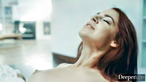 Evelin Stone nude redhead in ecstasy during lesbian 69 with Kayden Kross