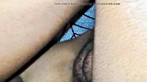 Thick hairy cock thrusting deep into tight shaved pussy in rough homemade sex