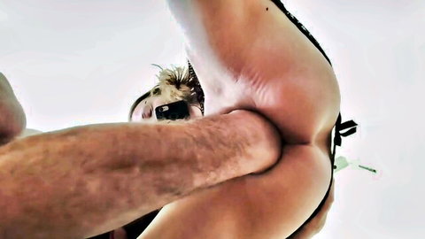 Close-up mature amateur loose pussy fisting in lingerie