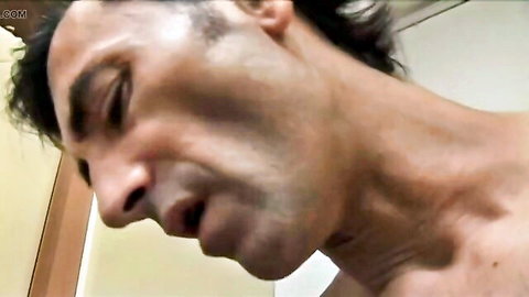Young man moaning in ecstasy as Italian MILF Veronica Rossi rides him