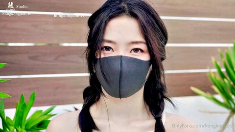 HongKongDoll masked in white top, black pigtails, Islander Part 3 thumbnail
