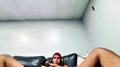 Letti Xoxo in Before I Went to Jail - man in red hat spreading legs seductively