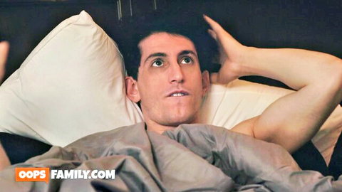 Nick Strokes shocked in bed watching Cory Chase's stepfamily seduction