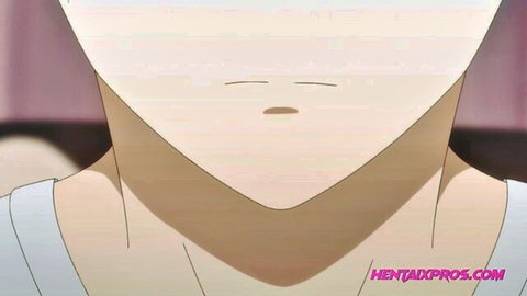 Anime hentai girl with mouth wide open and tongue sticking out teasing blowjob