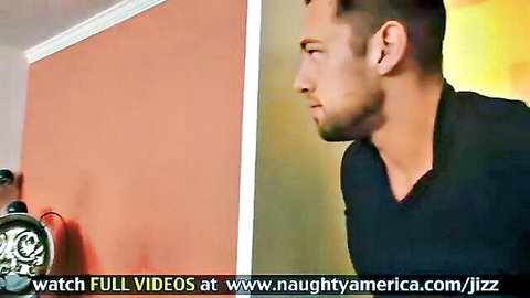 Tattooed blonde with big tits confronts her friend's cheating boyfriend