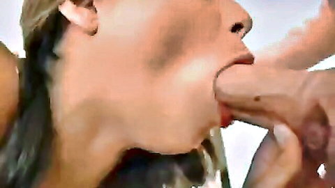 Mia Lina hot POV blowjob close-up oral sex action