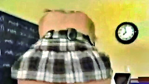 Delta White bent over plaid skirt up exposing white ass hardcore