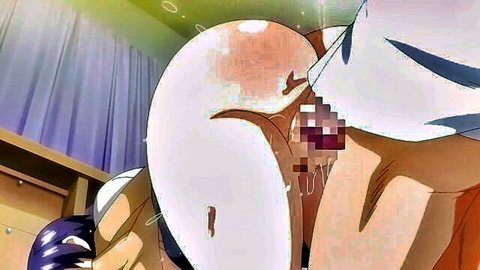 Anime babe Mako's big white ass censored in steamy JAV closeup