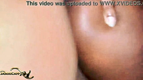 Hot babe's juicy ebony ass after taking dick from behind