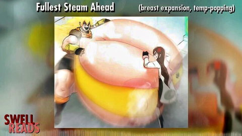 Muscular beastman squeezes massively expanding pink hentai tits in breast expansion scene