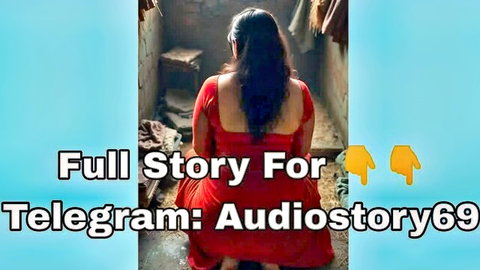 Curvy Mallu Indian woman in red backless blouse, teasing back pose