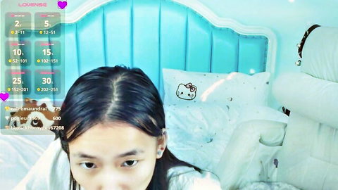 Bulandell young Asian cam girl in white top, Chaturbate solo stream