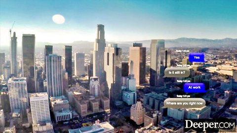Avery Cristy urban stranger encounter thumbnail with LA skyline