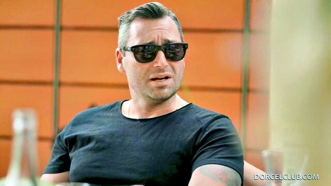 Tiffany Leiddi in Moment Detente: handsome man in sunglasses relaxing