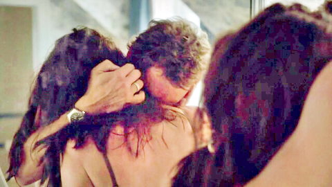 Maura Tierney in intimate threesome embrace from The Affair
