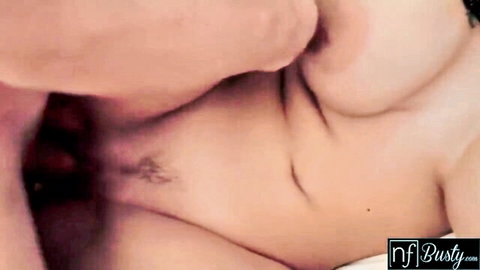 Jennifer Mendez big busty tits and intimate pussy close-up