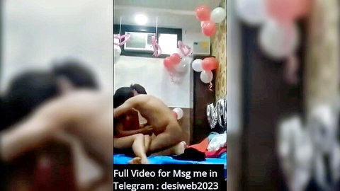 Desi Indian woman rides man's cock cowgirl style in amateur bedroom sex