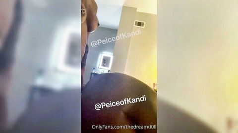 Piece of Kandi pregnant ebony belly push play, amateur OnlyFans