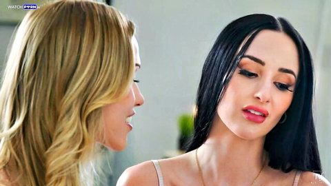 Diana Grace and Violet Voss share intimate gaze in lesbian teaser