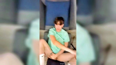 Slim twink gets fucked by boyfriend in amateur gay video