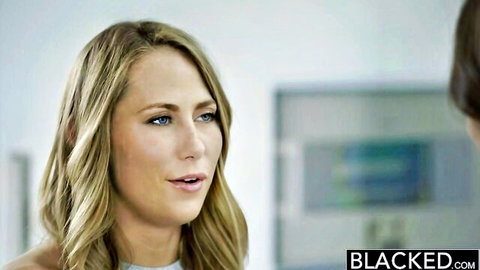 Carter Cruise and Riley Reid in teasing interracial interview