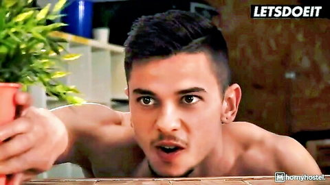 Muscular Latino man Paola Hard intense gaze in anal sex thumbnail