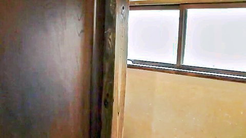 Japanese mom catches son masturbating in cozy room scene
