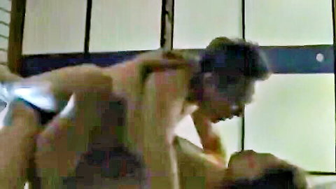 Asian men in intense gay missionary sex, husband cheating scene