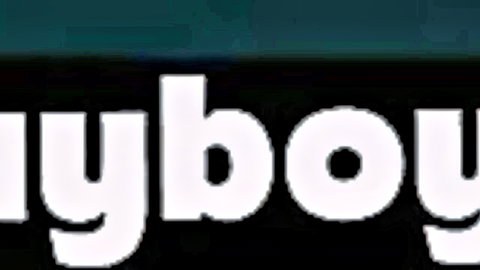 Repeated large white BUYBOY text logo on black background promo banner