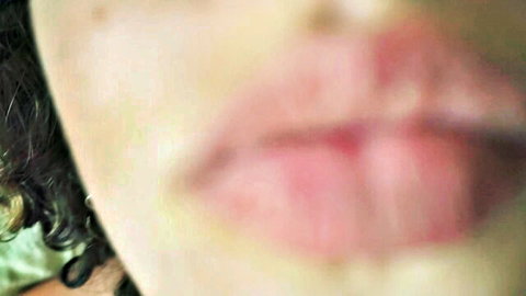 SashaCurves close-up plump lips in seductive best friend's mom adult video