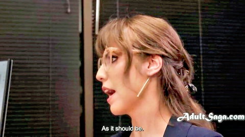 Megan Mistakes in intense office interview with trans Ariel Demure