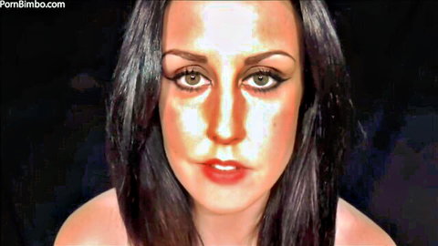 Goddess Lucy Marie topless close-up, seductive gaze in Uncontrollable Erection